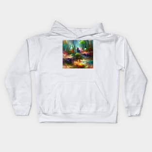 Mystical Fantasy Forest Kids Hoodie